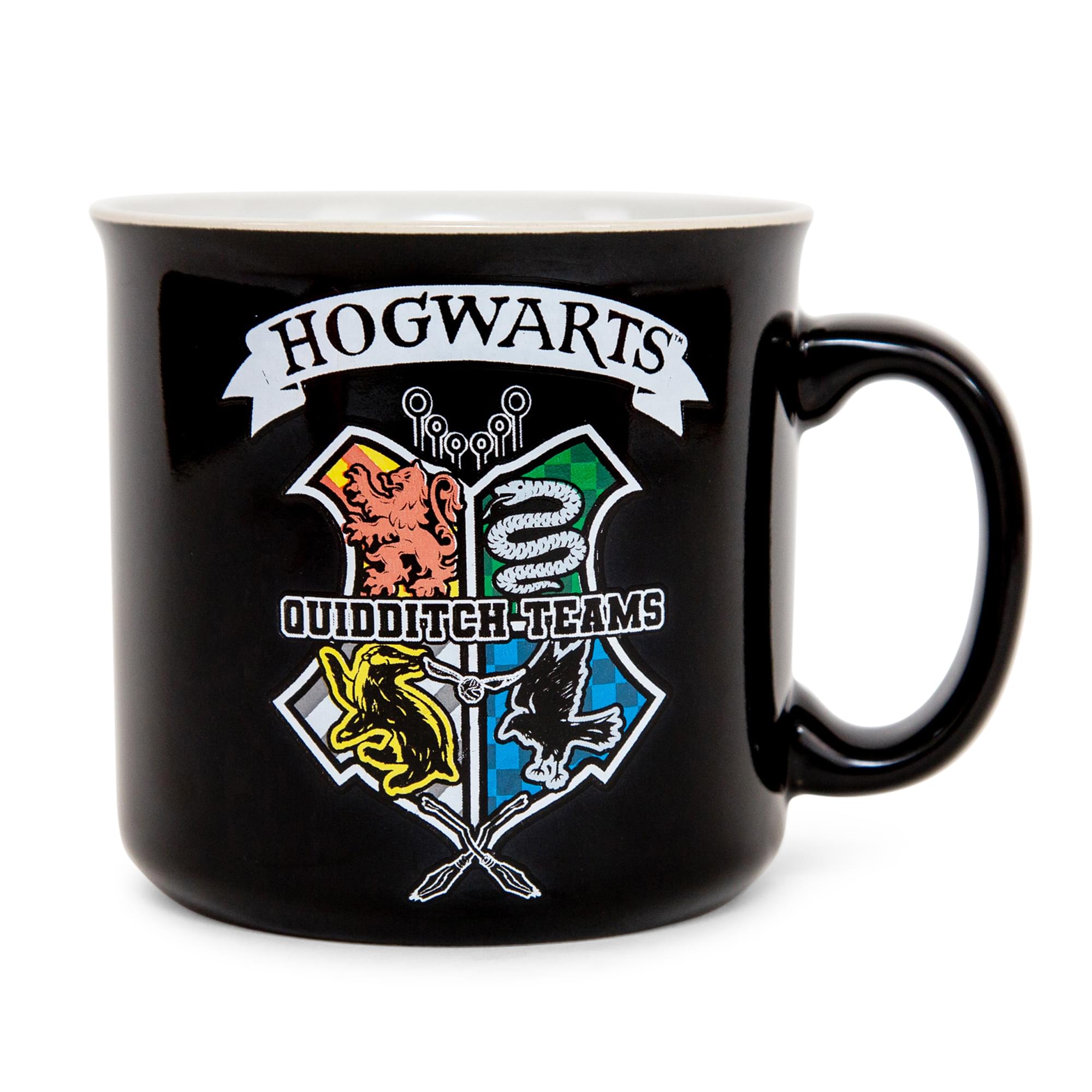 Harry Potter Quidditch Crest Ceramic Camper Mug  Holds 20 Ounces