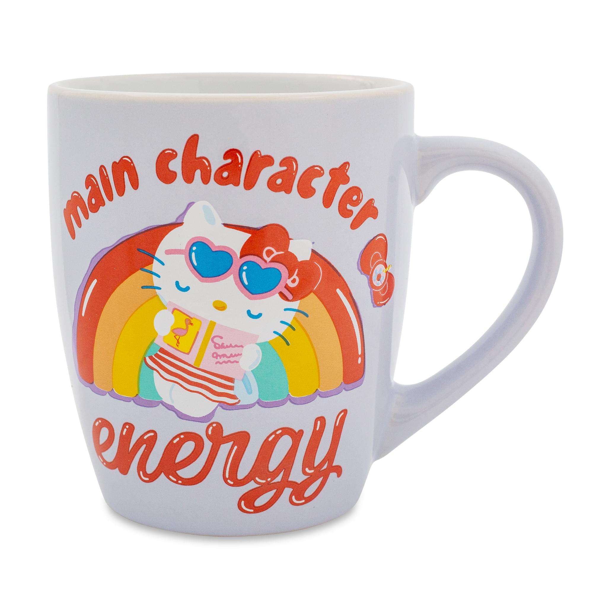 Sanrio Hello Kitty Main Character Energy Curved Latte Mug  Hold 25 Ounces