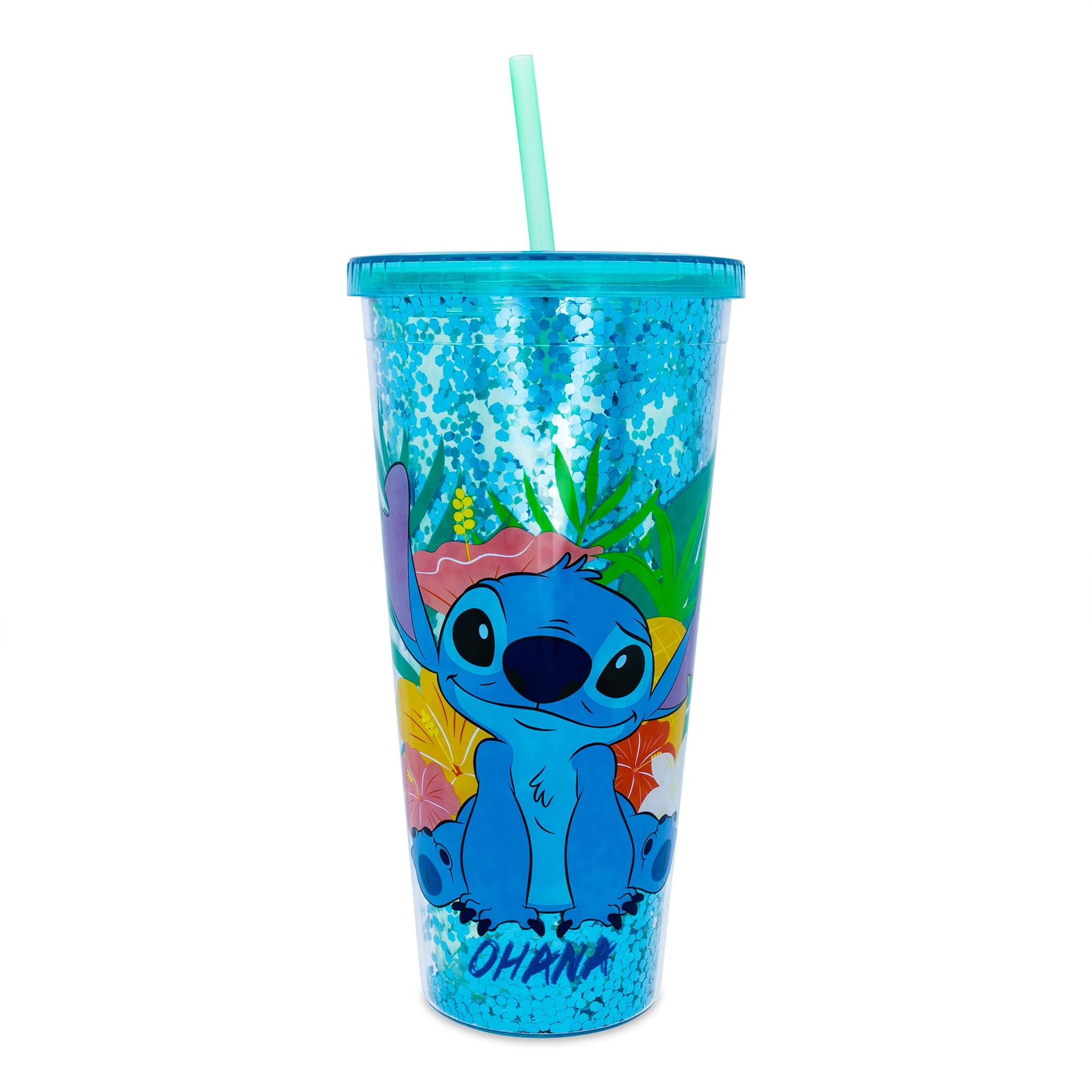 Disney Lilo & Stitch Ohana Carnival Cup With Lid And Straw  Holds 32 Ounces