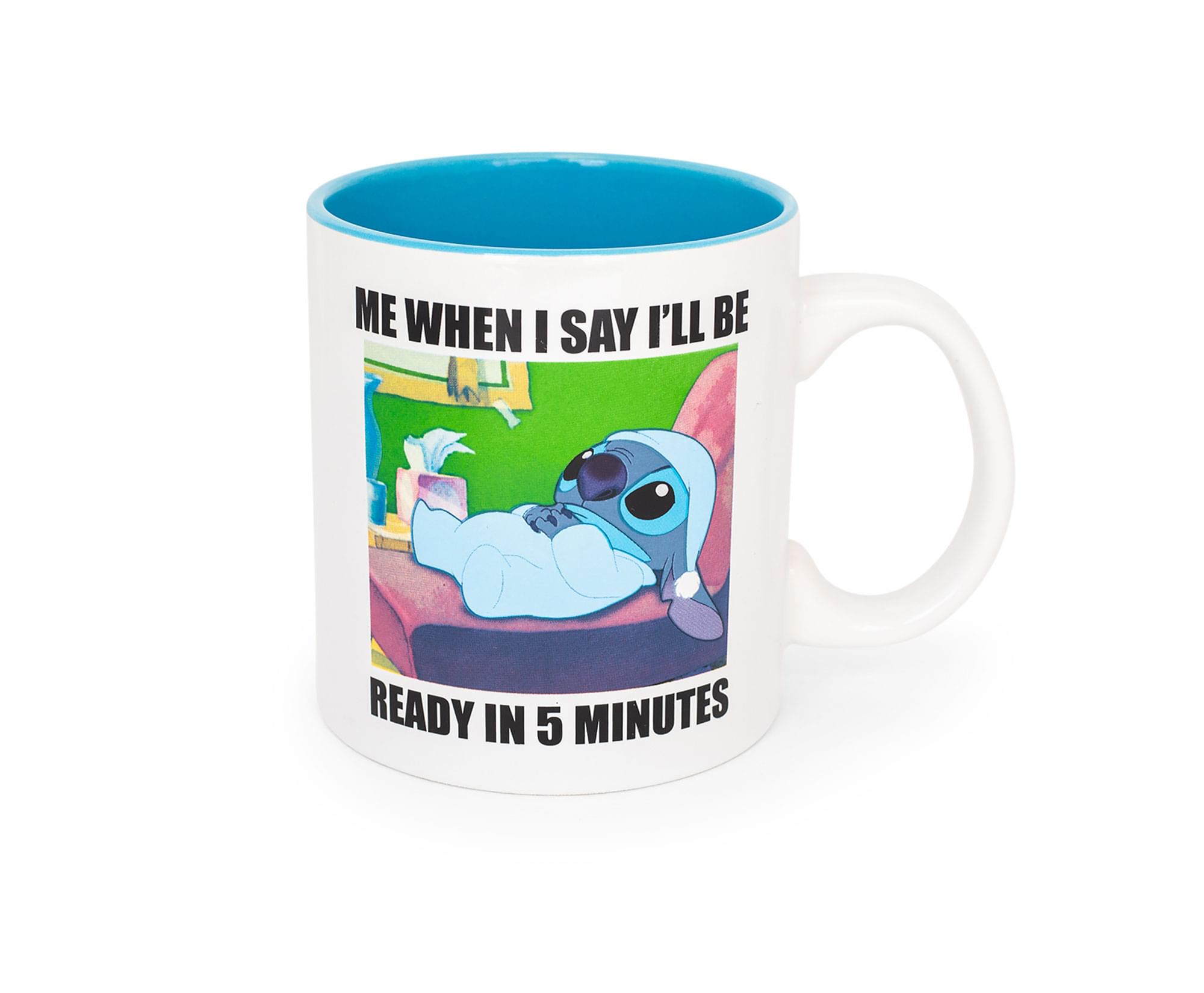 Disney Lilo & Stitch ''When I Say I'Ll Be Ready'' Ceramic Mug | Holds 20 Ounces