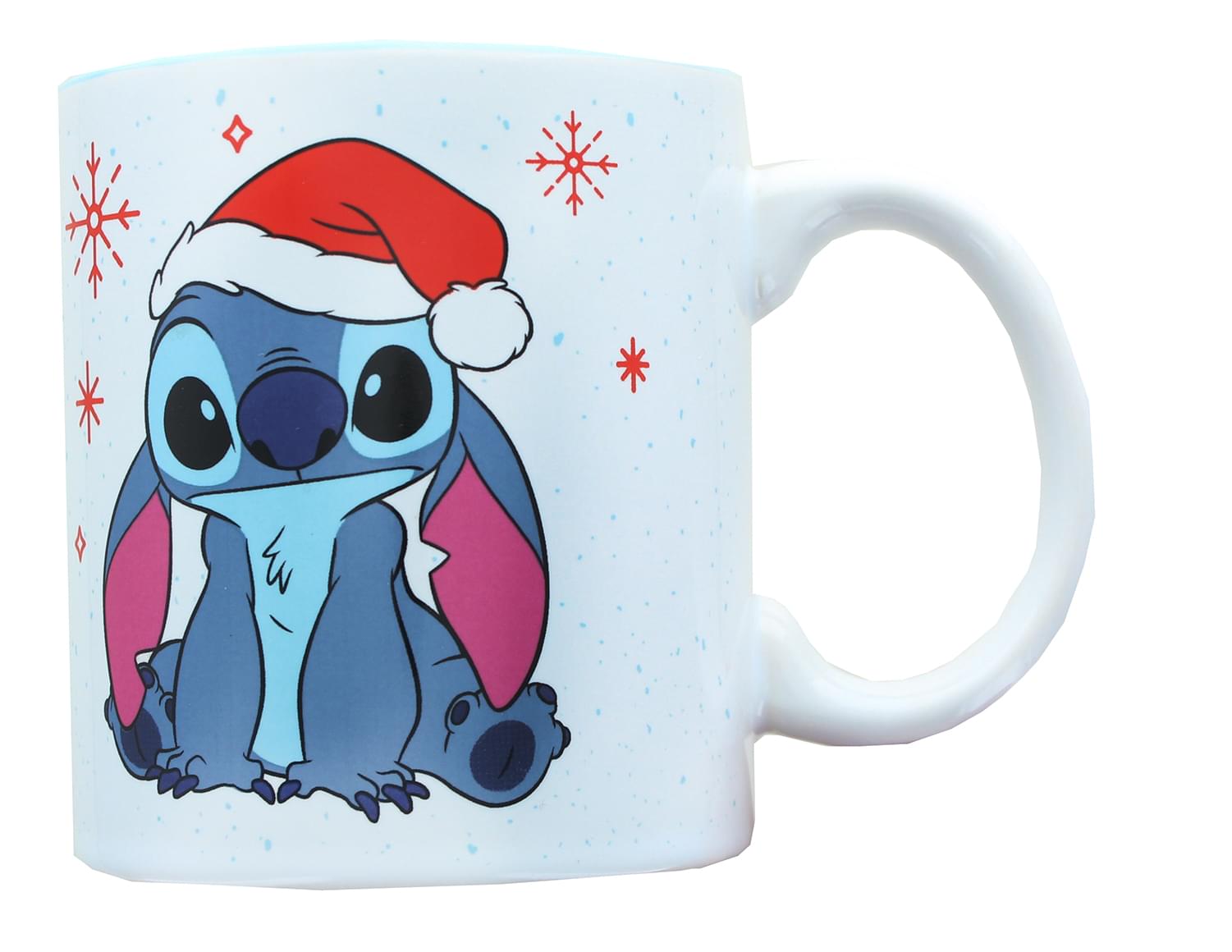 Disney Lilo & Stitch Santa Hat ceramic Mug  Holds 20 Ounces
