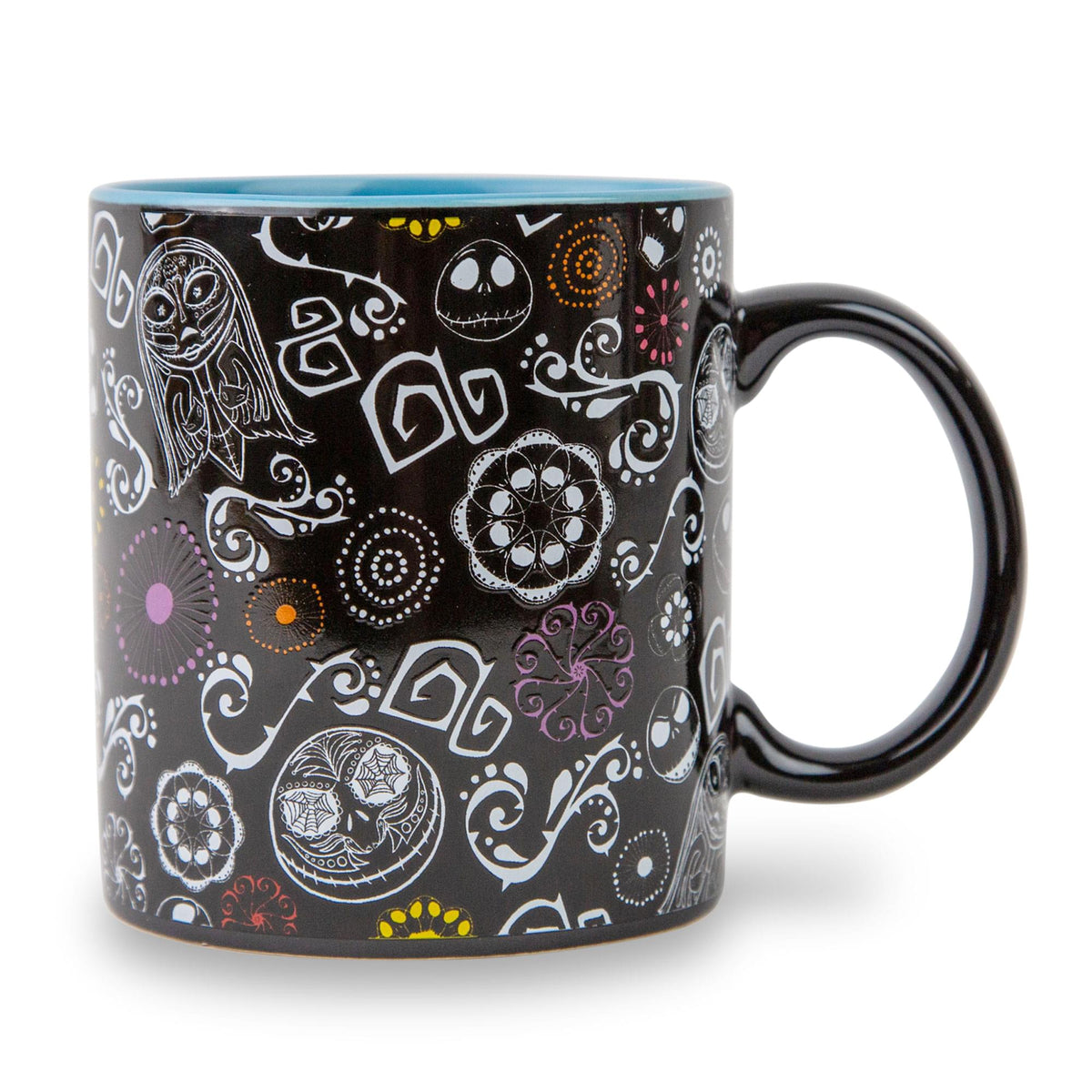Disney The Nightmare Before christmas Sugar Skulls ceramic Mug  Holds 20 Ounces