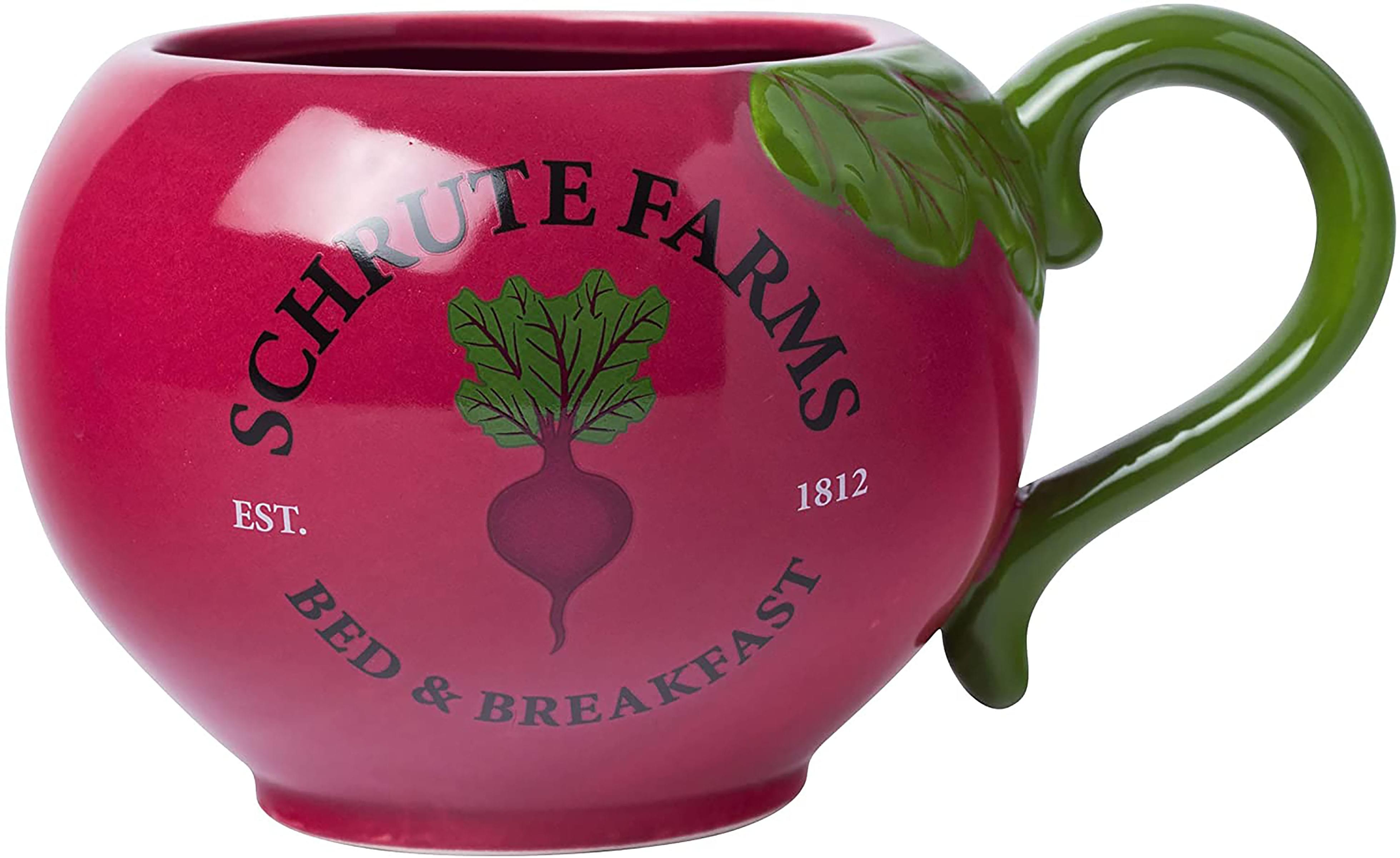 The Office Schrute Farms 20 Ounce 3D Sculpted Ceramic Mug