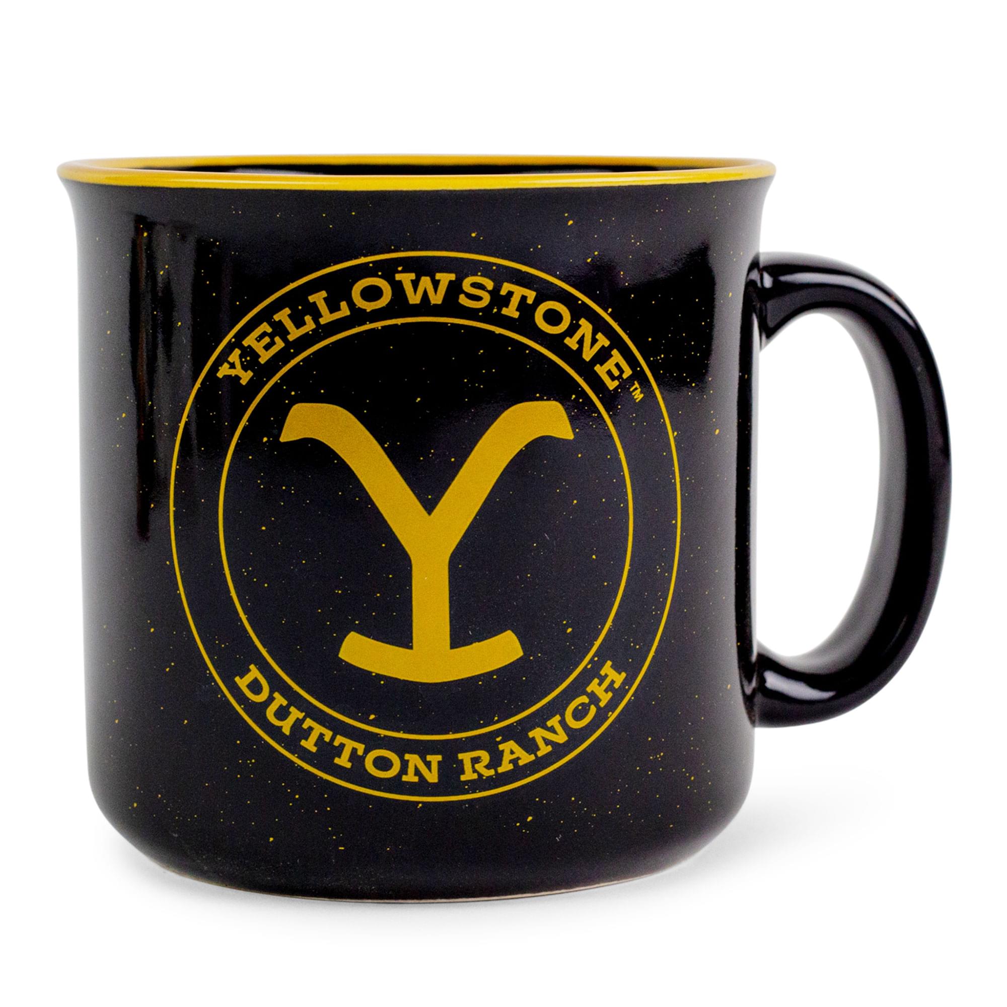 Yellowstone Dutton Ranch ceramic camper Mug  Holds 20 Ounces