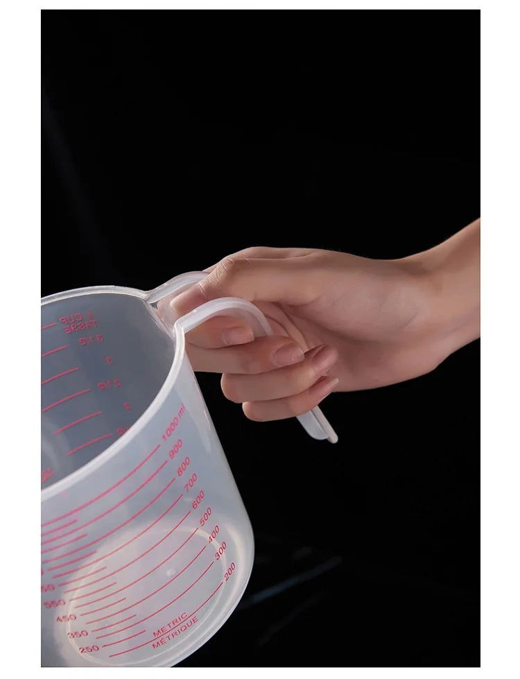 250/500/1000ML Measuring Cups Easuring Cup Plastic Jug Digital Kitchen Tools Scale Baking Tools Timer Accessories FK037