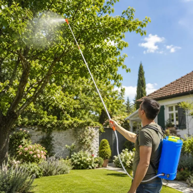 Stainless Steel Sprayer Tube 2.6m Telescopic Spray Rod Outdoor Garden Hand Pressure Sprayer Pesticide Spraying Accessories