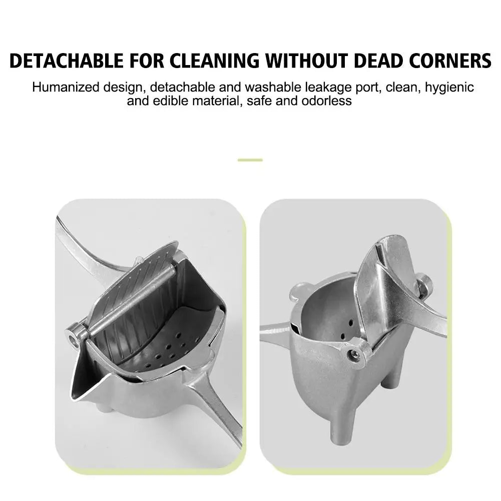 2025 Manual Juice Squeezer Aluminum Alloy Hand Pressure Juicer Pomegranate Orange Lemon Sugar Cane Juice Bar Kitchen Fruit Tool