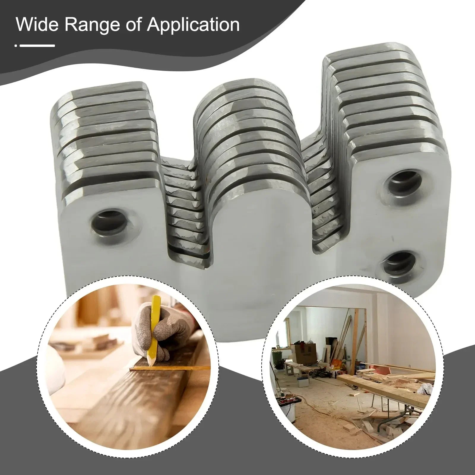 10pcs Stainless Steel Picture Frame Hanging Buckle Mirror Bed Frame Insert Buckle for Picture Display