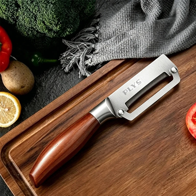 Stainless Steel Peeler for Peeling and Slicing Fruits and Vegetables Multifunctional Vegetable Peeler Kitchen Scraping Tools
