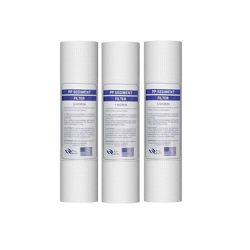 2016 Real New Household Water Sediment Polypropylene Filter 10" 1 Micron Pp Water Replacement Cartridge Free Shipping 3pcs/lot