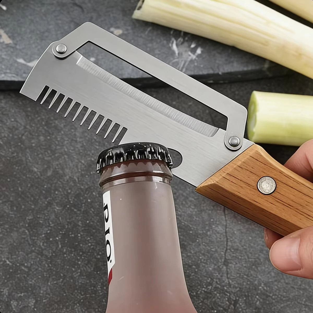 New Stainless Steel Multifunctional Kitchen Slicer Sharp Cutting Tool For Home Green Onion Cabbage Shredder Vegetable Peeler