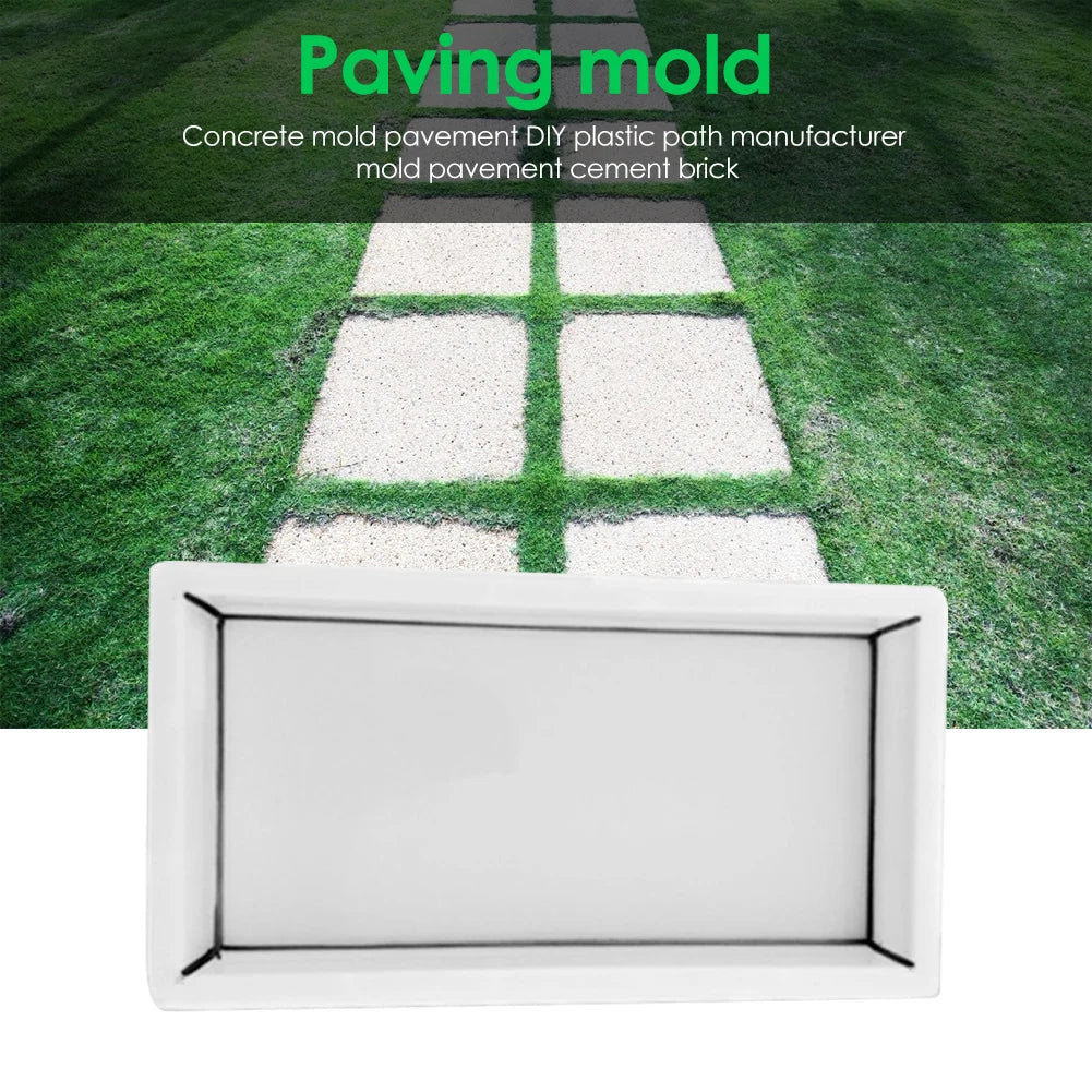 40×20×5cm Manually Paving Cement Brick DIY Path Concrete Maker Garden Stone Road Pavement Concrete Mould Cement Molds Bricks