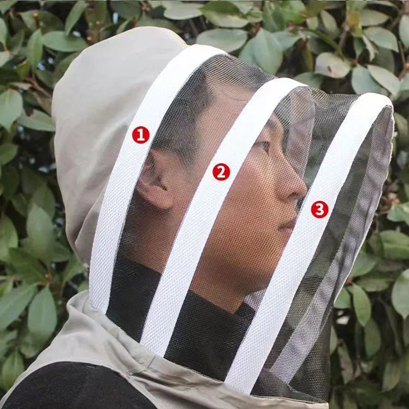 Anti Bee Hat Beekeeper Beehive Beekeeping Cowboy Hat Mosquito Bee Insect Net Veil Head Face Protector Beekeeper Equipment