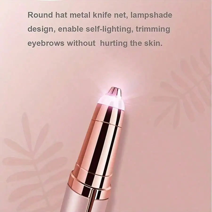 Electric Eyebrow Trimmer Security Hair Removal Eye Brow Epilator USB Charger Mini Shaper Shaver Hair Removal Painless Beauty