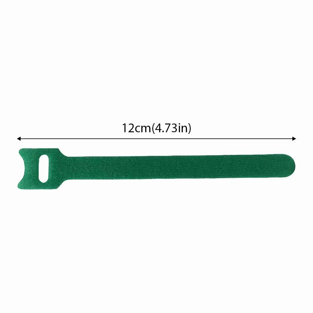 100pcs Reusable Nylon Plant Ties Adjustable Non-Slip Hook & Loop Fasteners For Climbing Plants Garden Support ﻿
