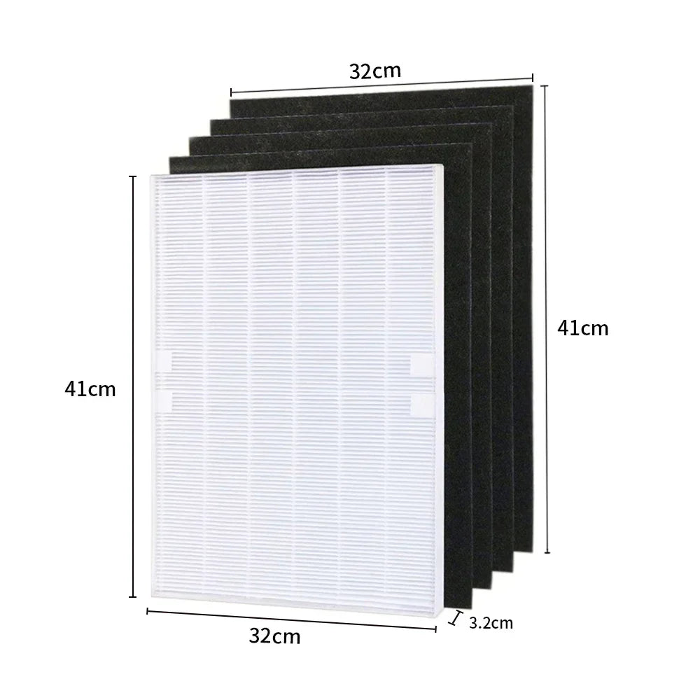 115115 Filter For Winix Plasmawave Air Purifier C535 5300 5300-2 6300 6300-2 P300 AM90 C909 9800, 1 Pcs HEPA Filter 4 Pcs Carbon