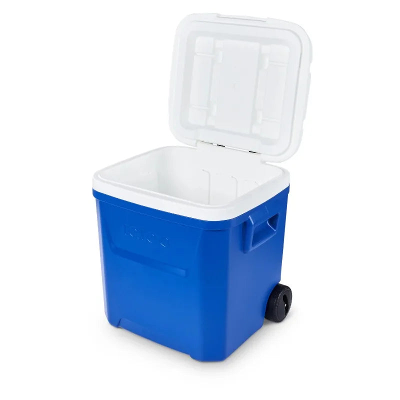 Igloo 60 QT Laguna Ice Chest Cooler with Wheels, Blue