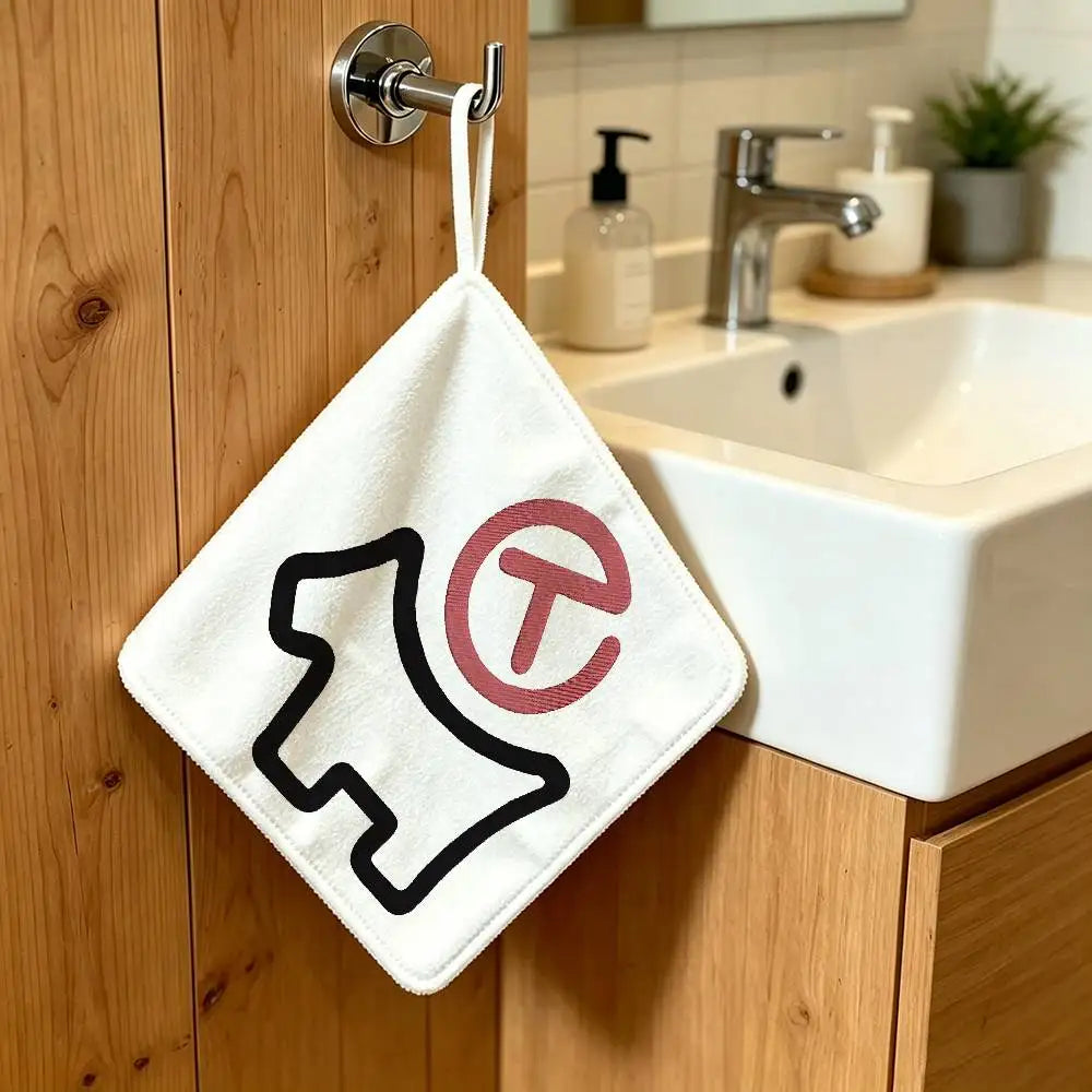 Sign Hanging Style Polyester Hanging Kitchen Hand Towel Durable Wear Resistant  Versatile Use Throughout Home S-cotty C-ameron
