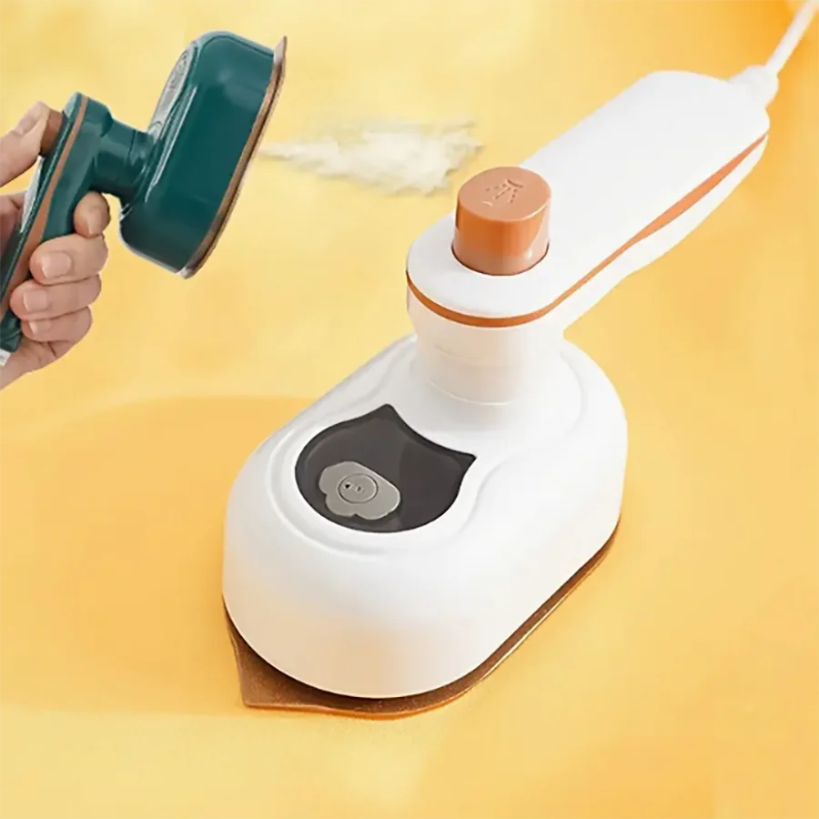 Mini Portable Steam Iron | Travel Garment Steamer for Home & Dorm| 180° Rotatable Handle