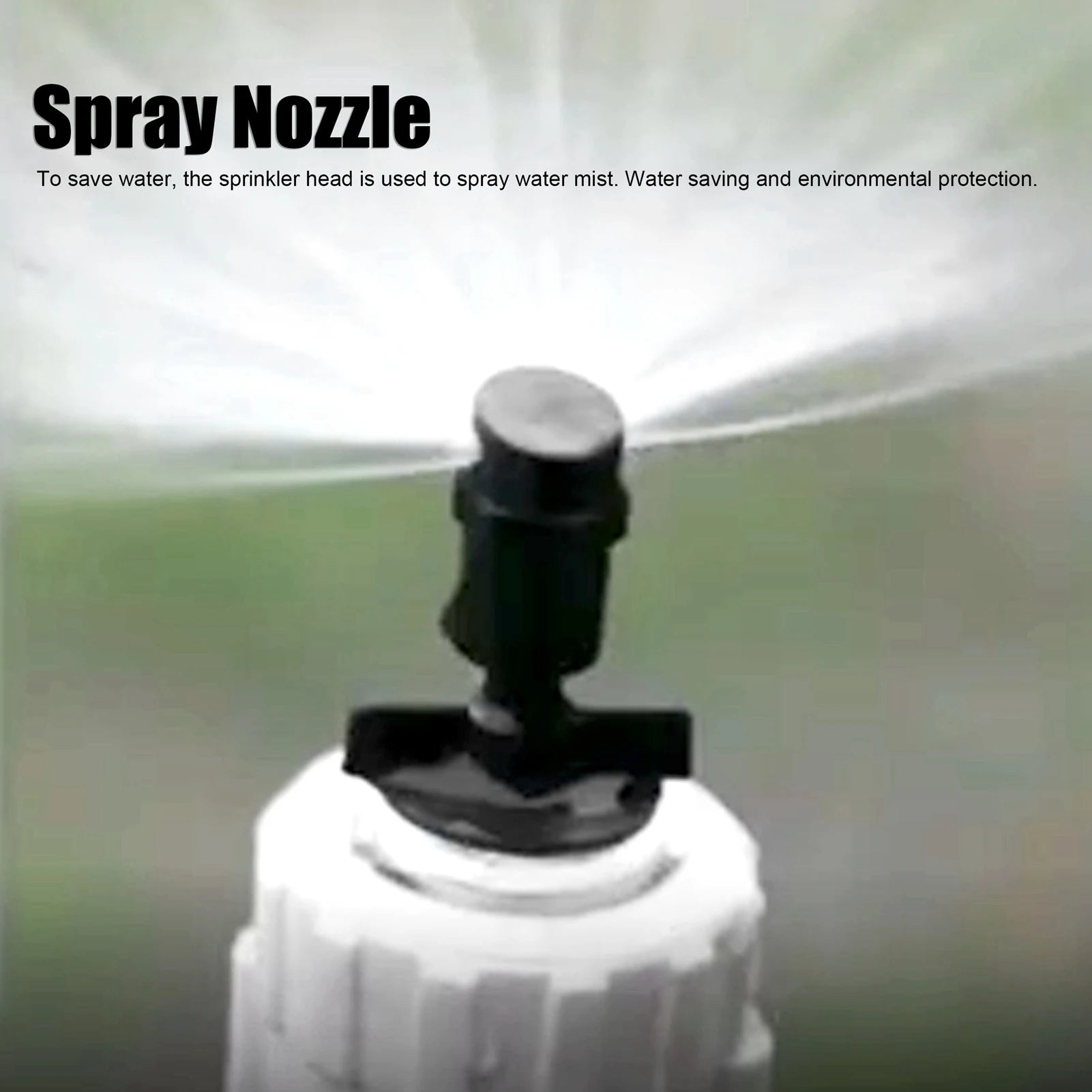 30Pcs G1/2 Male Thread 180° Spray Nozzle Fan‑Type Sprinkler Head for Garden Agricultural Irrigation Nozzle Irrigation Fitting
