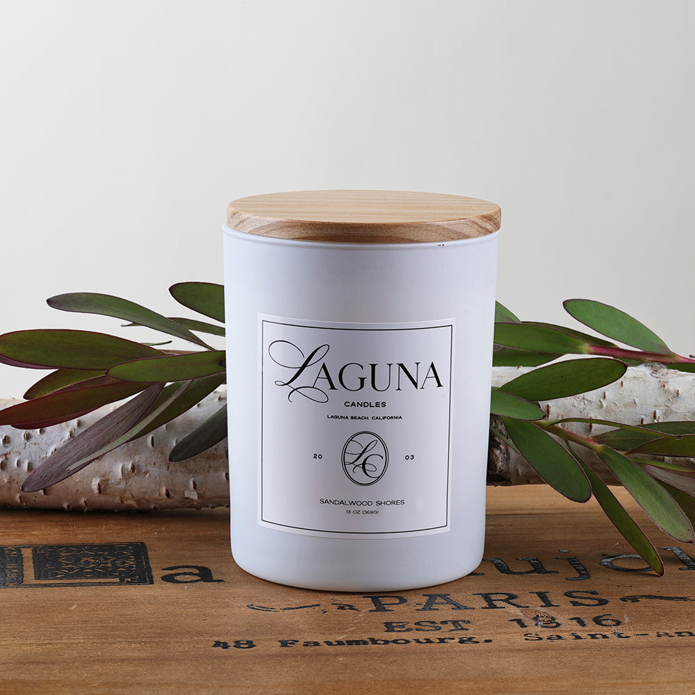 Sandalwood Shores – 13oz Luxury Candle
