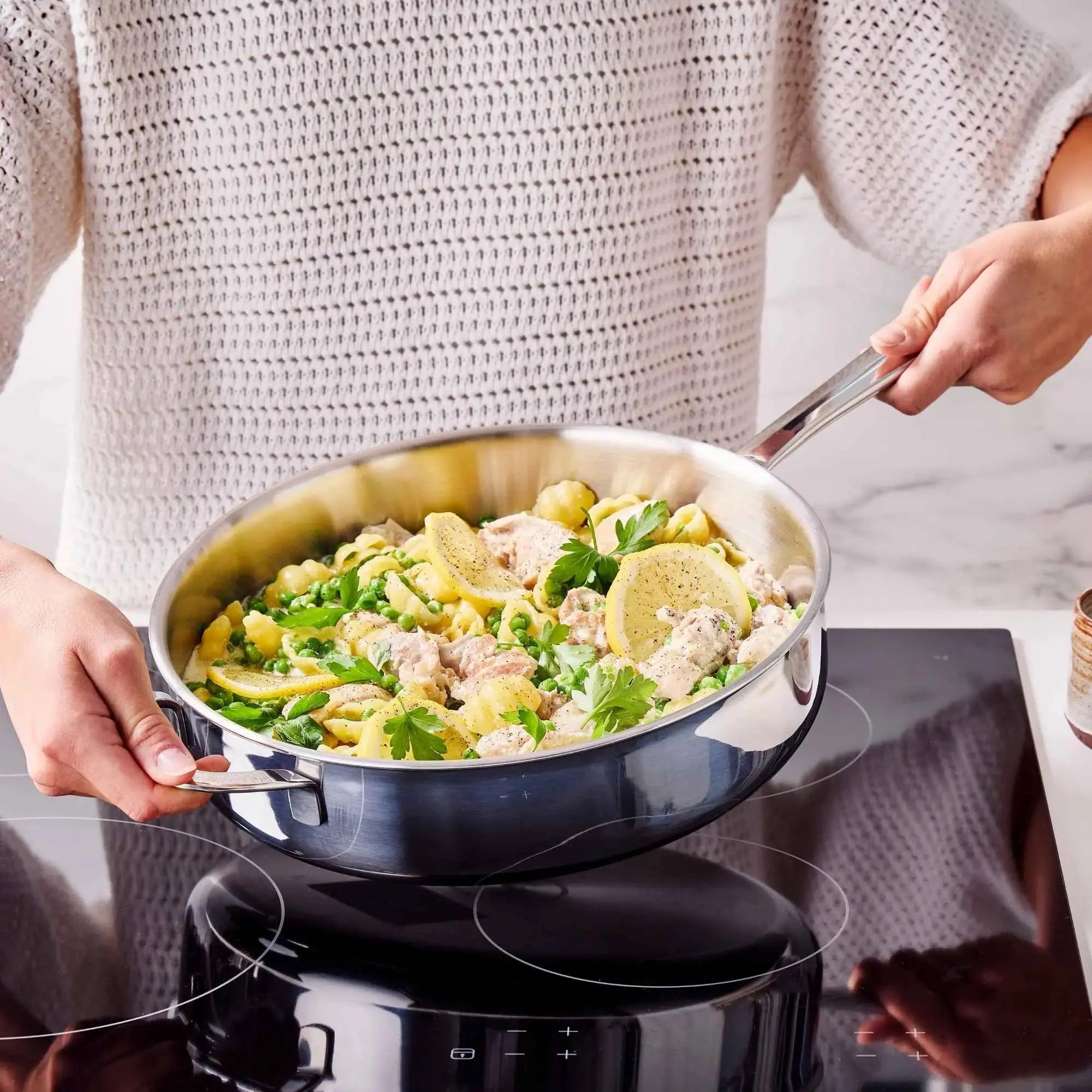 Sauté Pan with Lid, 4-Qt