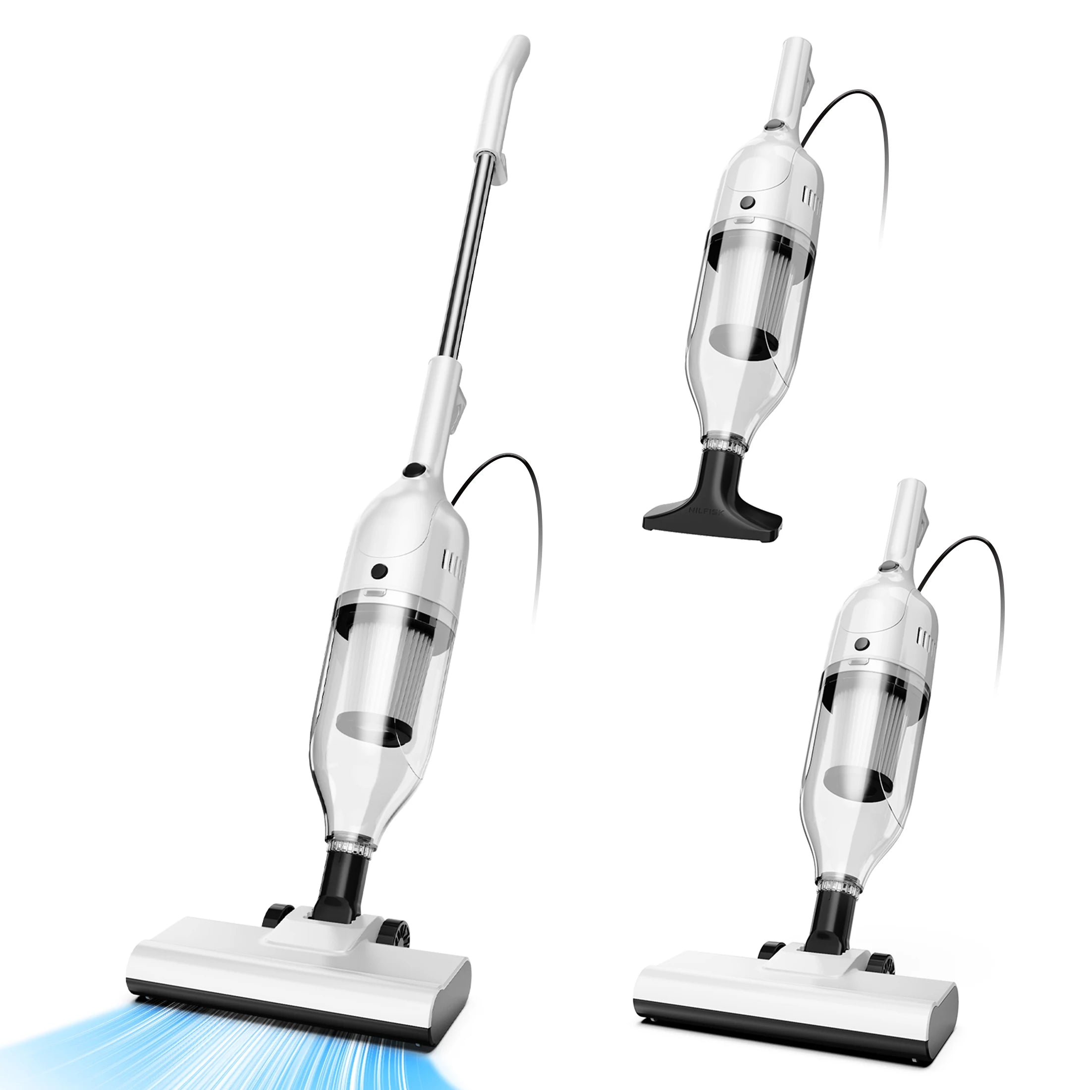 Vastorm R7 Corded Stick Vacuum Cleaner 600W 20Kpa Powerful 3 in 1 Lightweight Cleaner Low Noise Efficient Cleaning for Hardwood Floor Carpet Pet Hair Clean