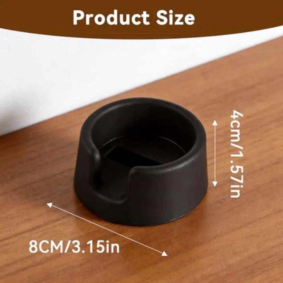 Portafilter Holder with Cleaning Brush and Non-Slip Silicone Tamping Station for Ninja Espresso Machine Luxe Cafe Pro ES601 ES7