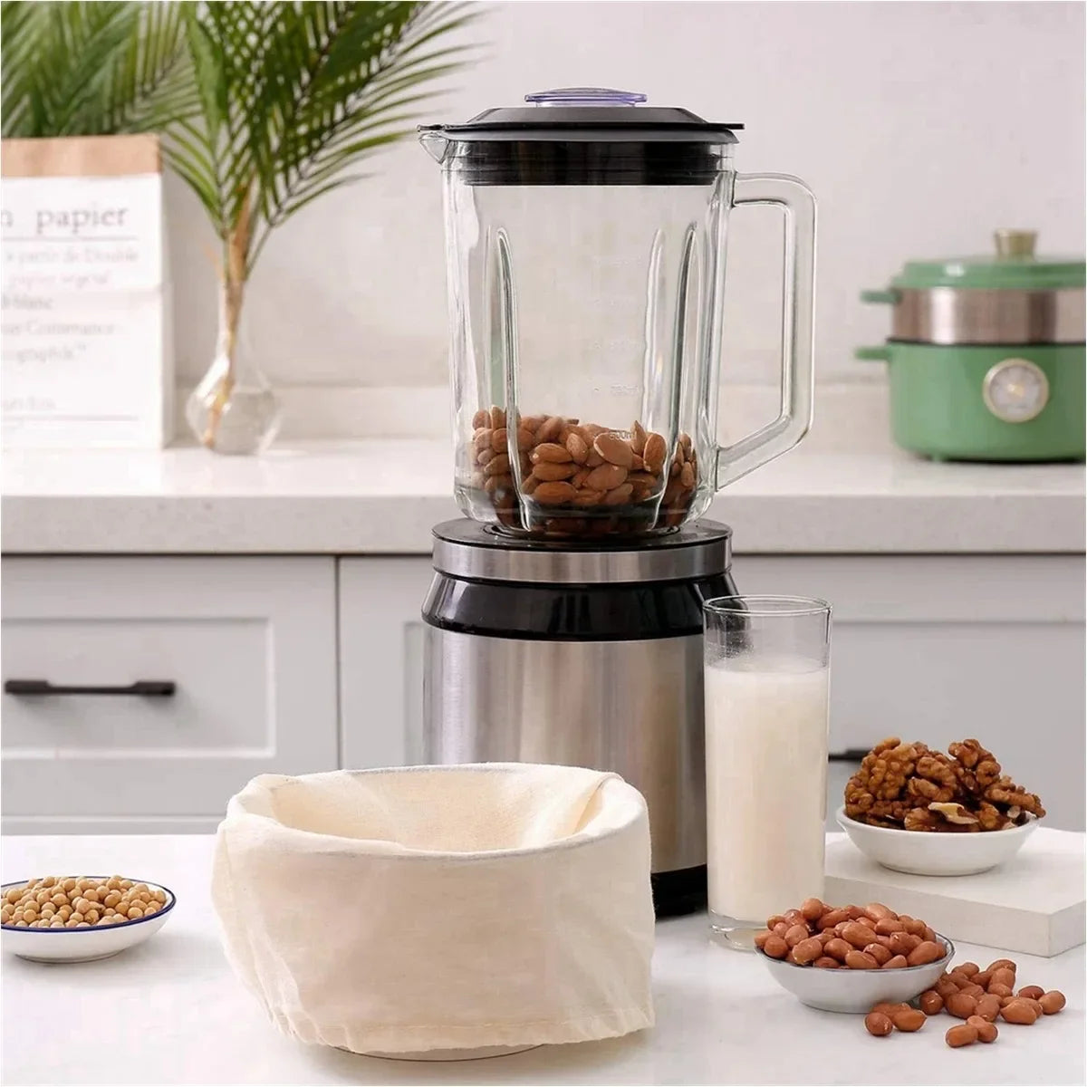 Cotton Cream Cheese Slicer Gauze Kitchen Items Tofu Filter Cloth Butter Milk Coffee Tools Gadgets Dining Bar Home Garden Slice