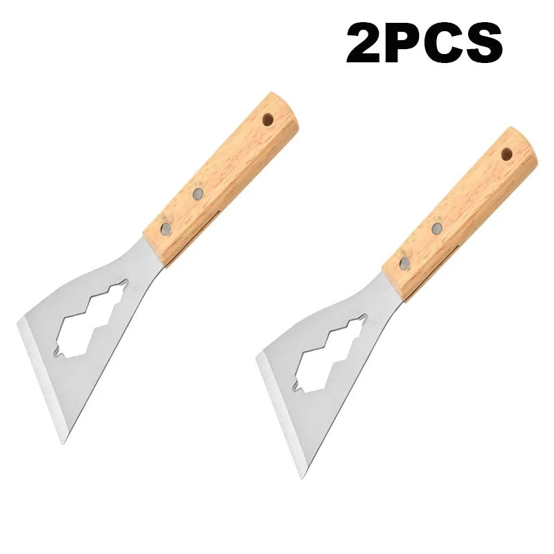 Multi-Purpose Long Handle Shovel, Thickened Stainless Steel Kitchen Cleaning Tool for Scraping Dust & Household Use