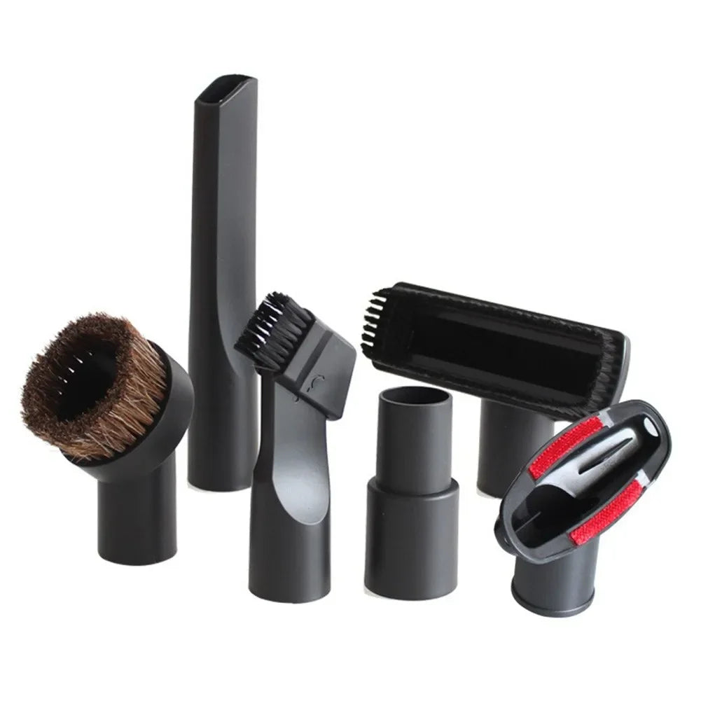 For Universal Vacuum Cleaner Brush Nozzle 32 &35mm Brush Head Cleaning Tool Long Flexible Flat Slim Suction Nozzle Head For Bed