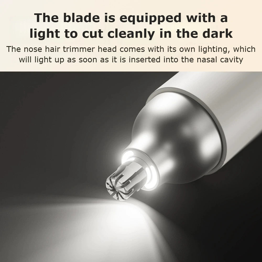 NEW! Mijia Electric Hair Trimmer for Nose Men Painless Rechargeable Sideburns Eyebrows Beard 2 in 1 Hair Clipper Shaver