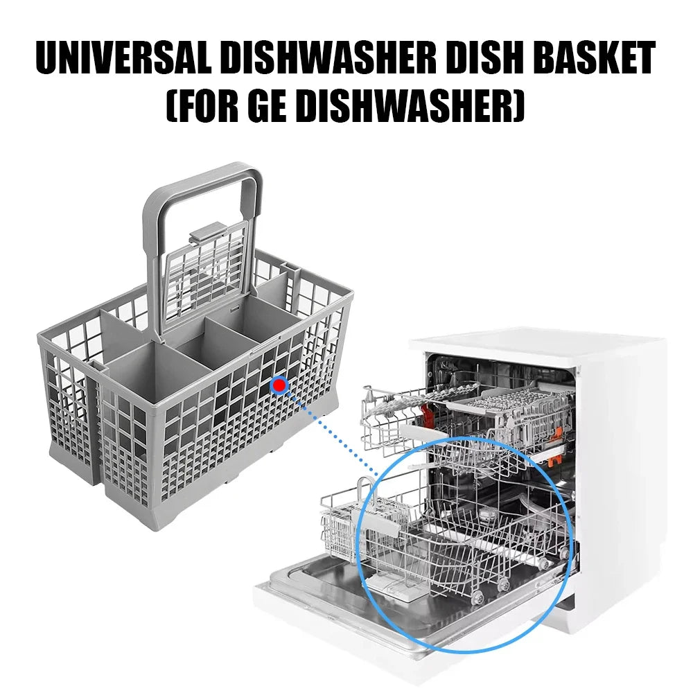 Universal Dishwasher Basket Knife and Fork Storage Multifunctional Basket Foldable Cutlery Holder Dishwasher Basket Spare Parts