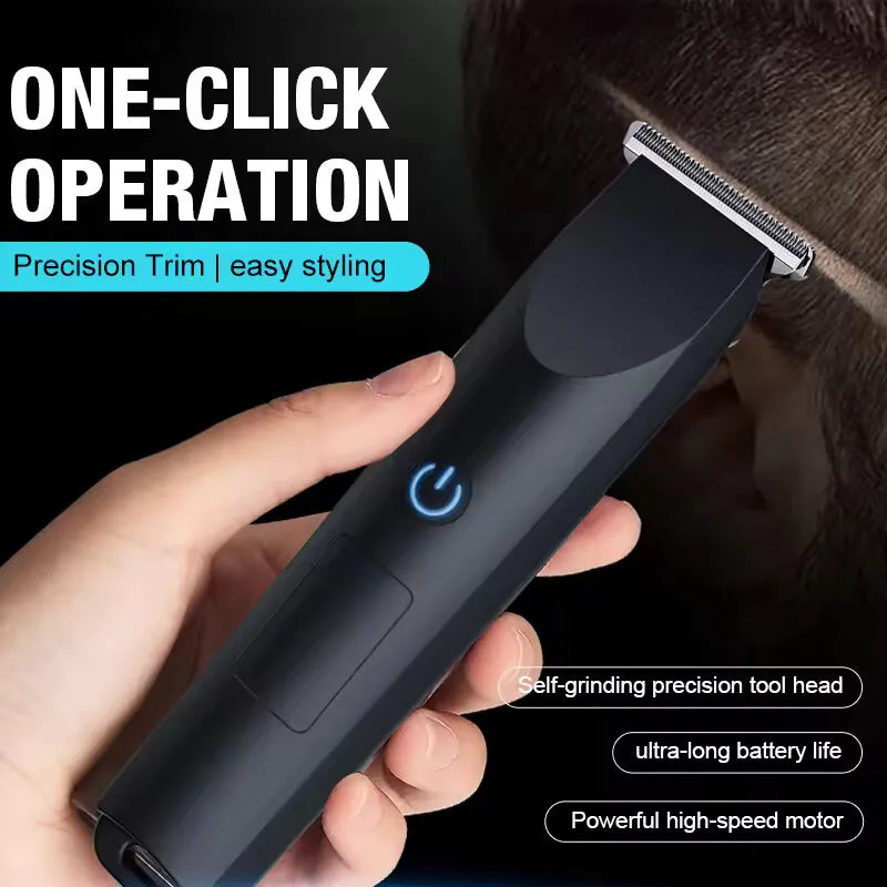 Electric Hair Trimmer Adjustable Cutter Head Design Men Professional Barber Cutting Shaving Machine USB Charging For Home Salon