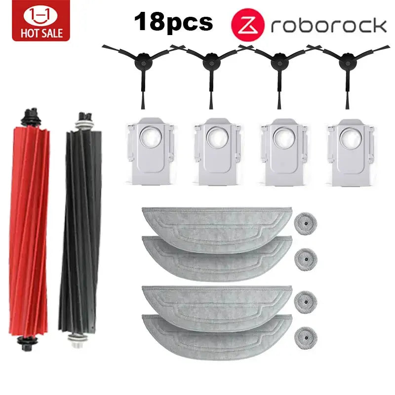 Roborock S8 MaxV Ultra robot Vacuum Cleaner Accessories mop Choth vacuum bags Side Brush Filter Replaceable Spare Parts