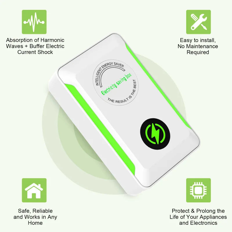 2026 Power Saver Box/Zero Noise Design/Smart Energy Saving/Stable Voltage For Home/Office/Household Appliances/Family