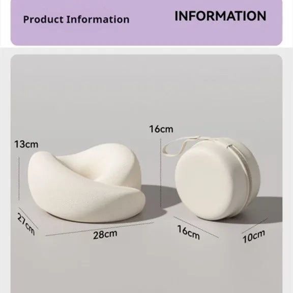 Memory Foam Neck Pillow Neck Support Pillow With Head Cushion Support Camping Neck Protect Soft Memory Foam Head Support