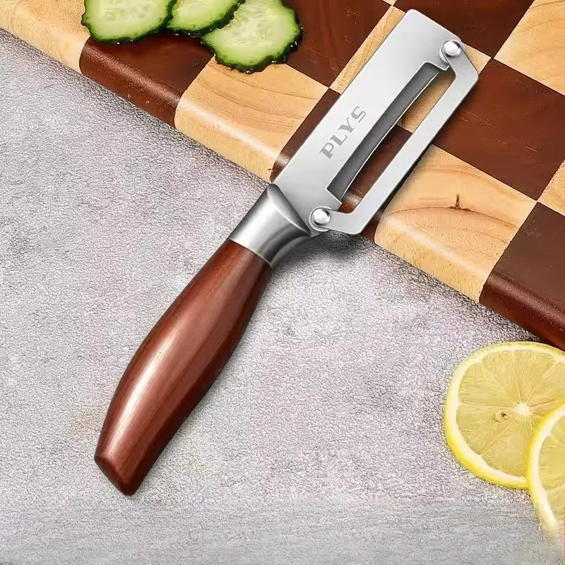 Stainless Steel Peeler for Peeling and Slicing Fruits and Vegetables Multifunctional Vegetable Peeler Kitchen Scraping Tools