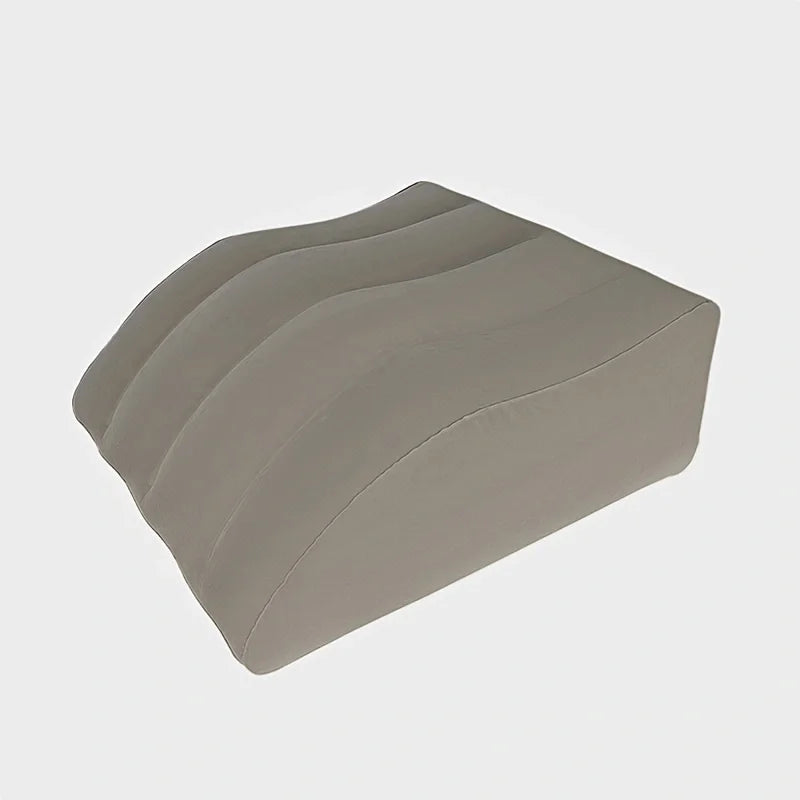 Leg Elevation Pillow, Inflatable Leg Rest Cushion - Circulation Improvement Pad for Sleeping and Reading, Ideal Wedge Pillow