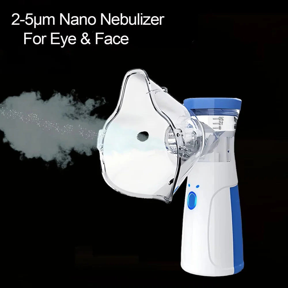 Mini Revitalize Facial Steamer and Humidifier 2-in-1 Nano Ion Mist for Skin Moisturizing Tool Air Moisturizing with Water Tank