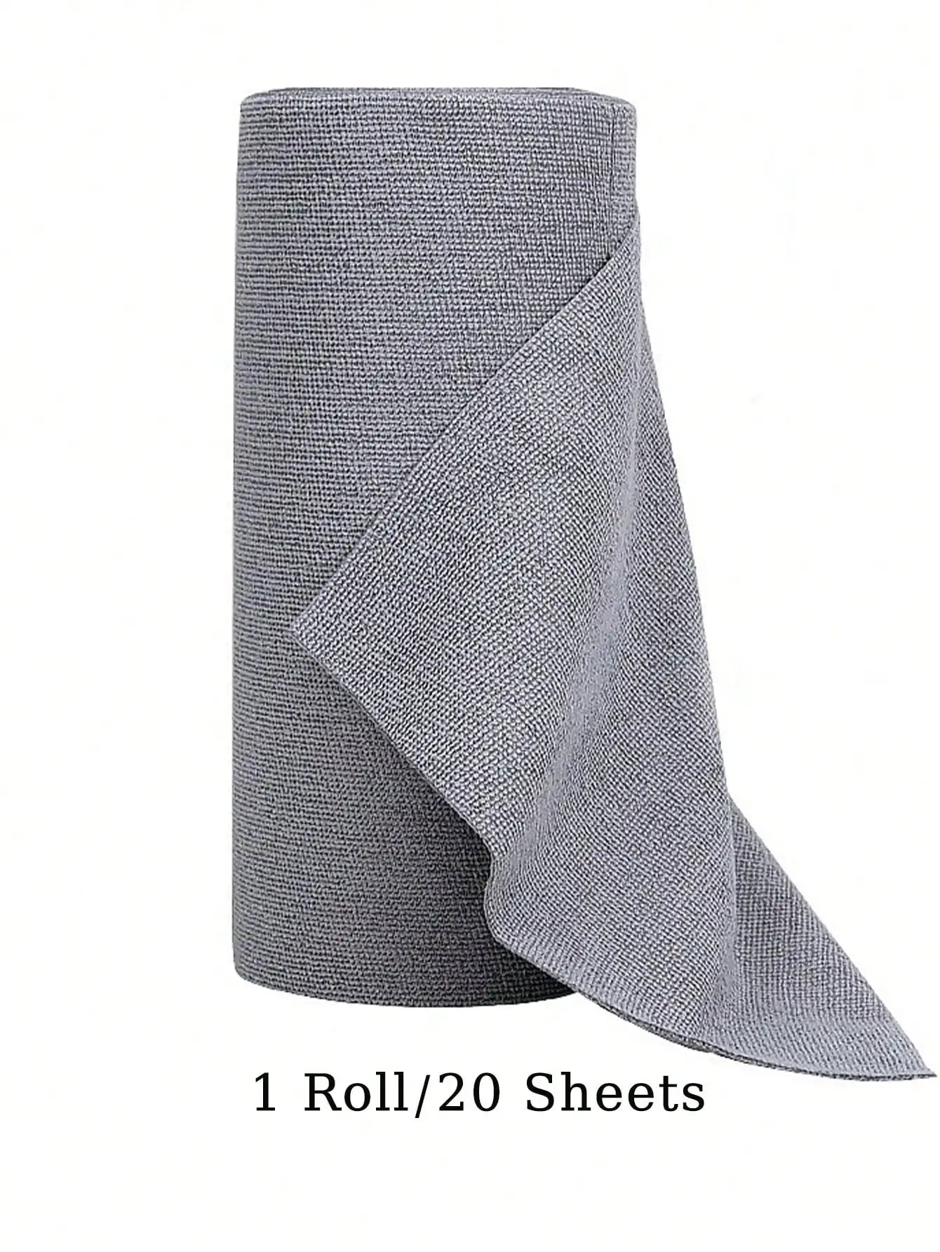 1 Roll(20/50 Sheets)Reusable Microfiber Towel Roll, Hand Tear Cleaning Towels, Washable Ultra-Fine Fiber For Car Soft Cleaning Cloth, Multipurpose Absorbent Cleaning Wipes, Dish Towel, Kitchen Rag, Lazy Rag, Cleaning Supplies