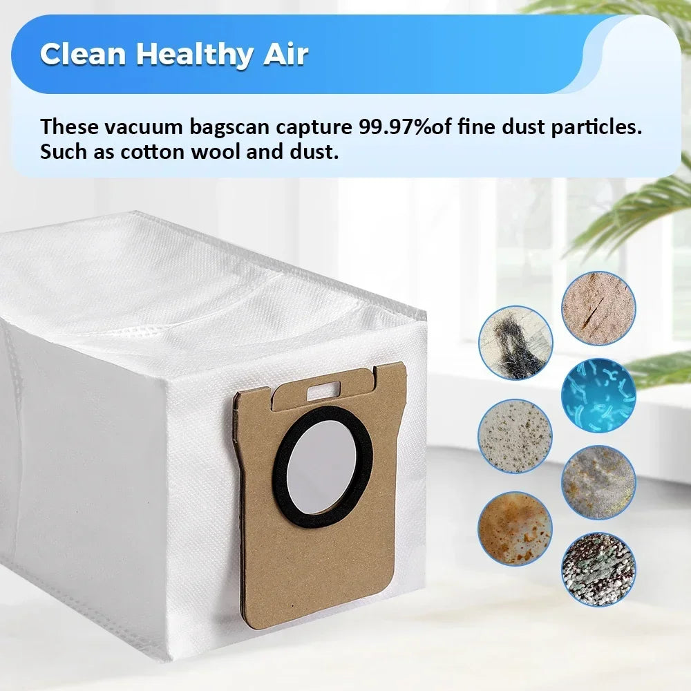Dust Bag Mop Pads Kit for Xiaomi X20+/X20 Plus/X20 Max/X10+/X10 Plus/Mijia M30S/M40 for Dreame L10 Ultra/L20 Ultra /L30 Ultra