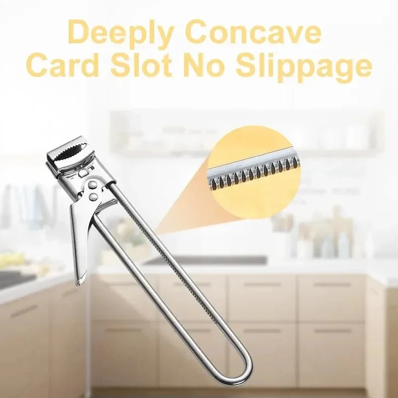 Adjustable Labor Saving Stainless Steel Jar Can Opener Multifunctional Kitchen Lid Opening Tool
