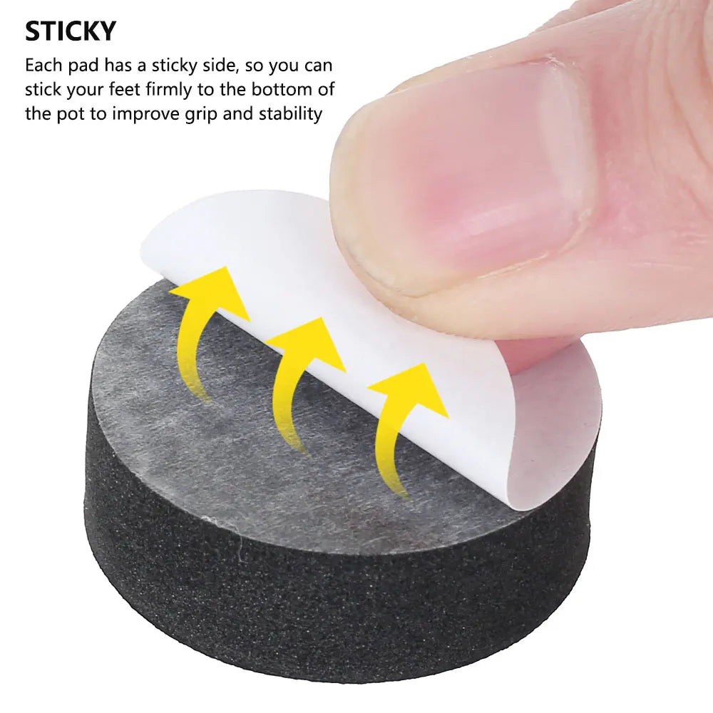 40PCS Pot Feet Risers Plant Riser Invisible Pot Feet for Indoor/Outdoor Planters Adhesive Pad Plant Pot Feet for Outdoor Planter
