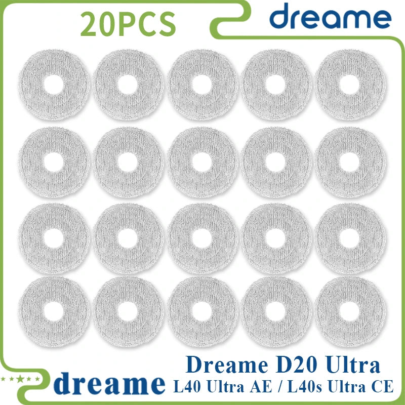 Fit For ( Dreame L40 Ultra AE / Dreame L40s Ultra CE / Dreame D20 Ultra ) Vacuum Parts Main Side Brush Filter Mop Cloth Dust Bag
