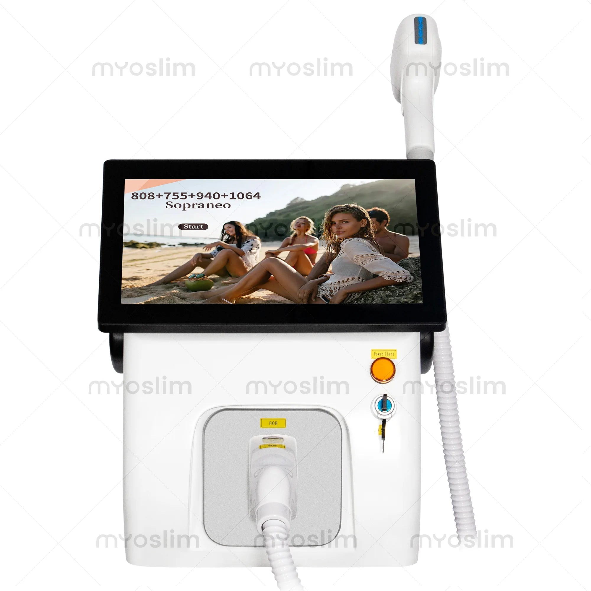 808nm Diode Hair Removal Machine 5000W 4 Wavelength FAC TEC Permanent Painless Icy Handle Skin Firming Body Care Equipment