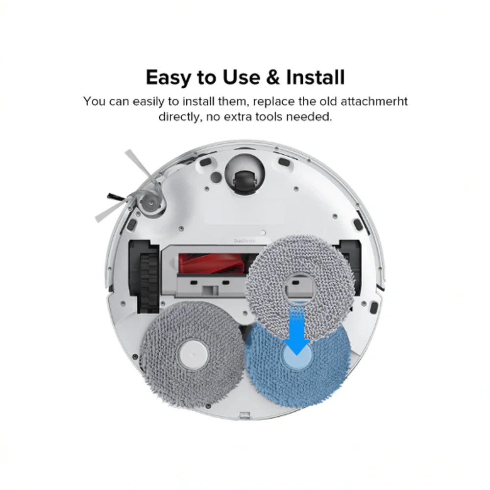 Original Roborock Mop for Q Revo Curv/Q Revo/Qrevo Edge/Qrevo Pro/Qrevo S/Qrevo Master/Qrevo Slim QV 35A Mop Cloth Spare Parts