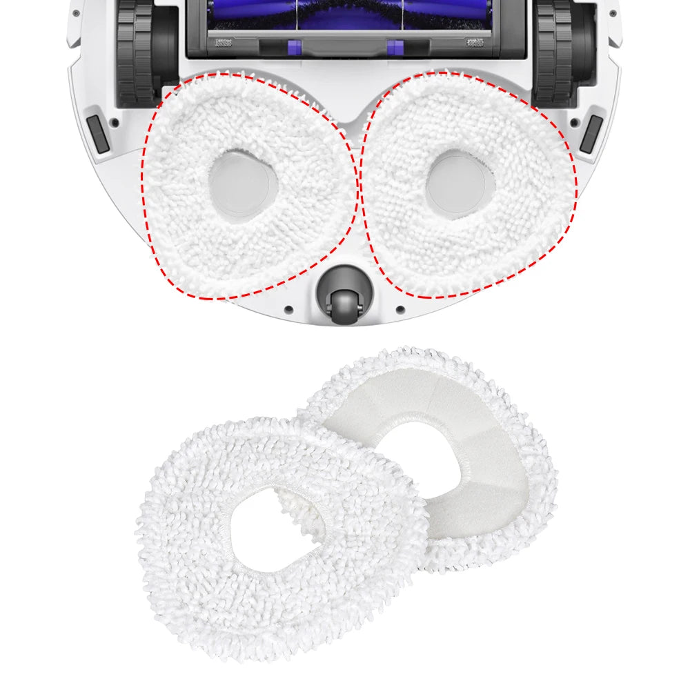 Sweeping Robot Mop Stand Mop Cloth For Narwal J3/ J4 / Freo X Ultra / J4 Lite /J5 / Freo Z Ultra Vacuum Cleaner Mop Cloths Rag
