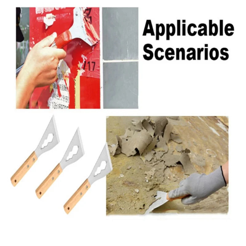 Multi-Purpose Long Handle Shovel, Thickened Stainless Steel Kitchen Cleaning Tool for Scraping Dust & Household Use