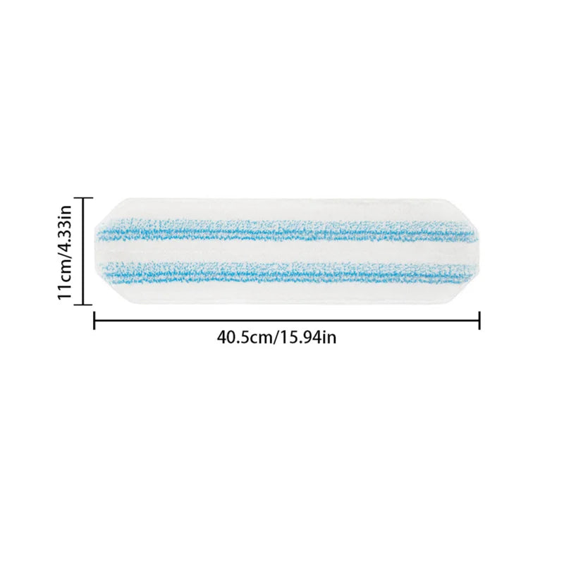 Fit For Vileda H2prO Robot Vacuum Cleaner Flat Mop Accessories 2pcs Replacement Mop Pad  Rags Home Floor Cleaning Spare Parts